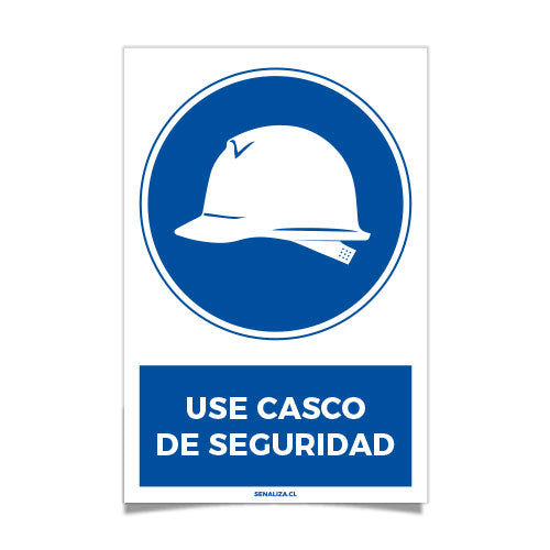Use Casco de Seguridad – Señaliza SpA