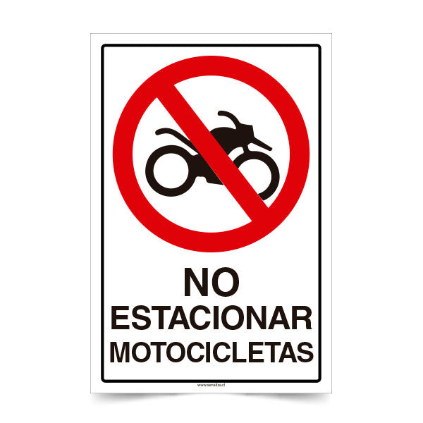 No Estacionar Motocicletas