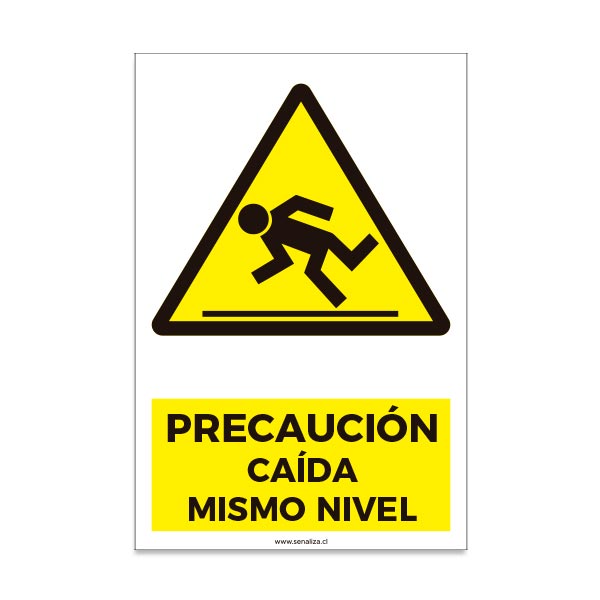 Precaución Caída Mismo Nivel