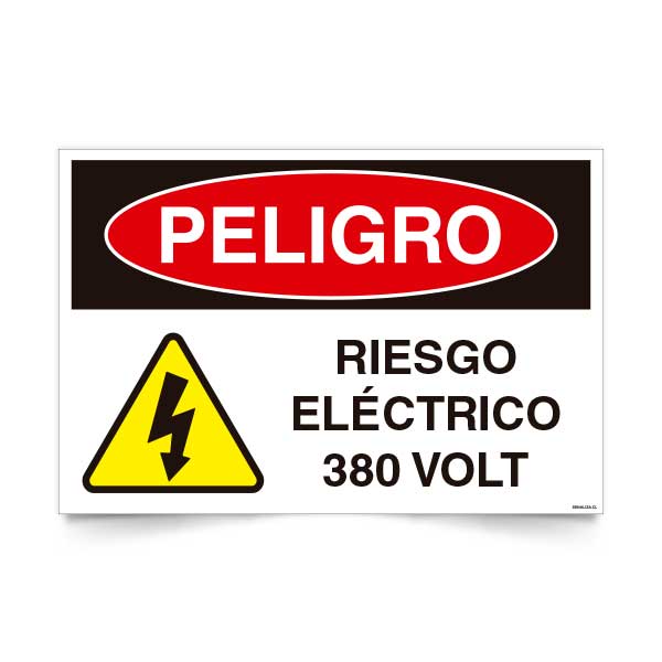 Peligro Riesgo Eléctrico 380 Volt