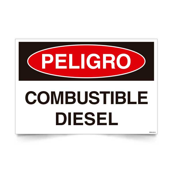 Peligro Combustible Diésel