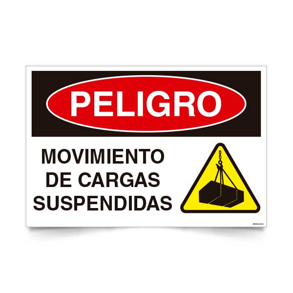 Peligro Movimiento de Carga Suspendida