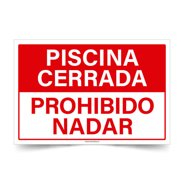 Piscina Cerrada Prohibido Bañarse