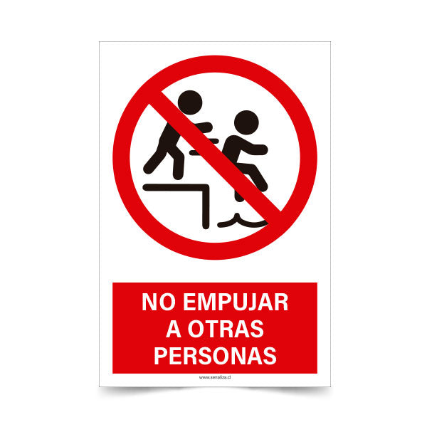 No Empujar a Otras Personas