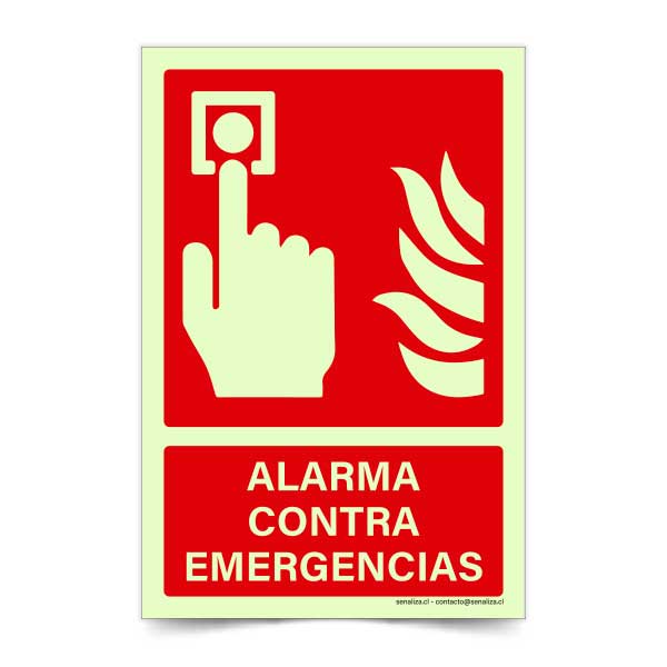 Alarma Contra Incendios Fotoluminiscente