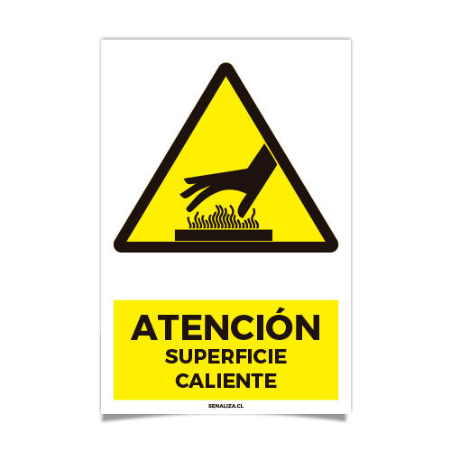 Atención Superficie Caliente