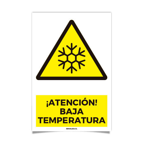 Atención Baja Temperatura