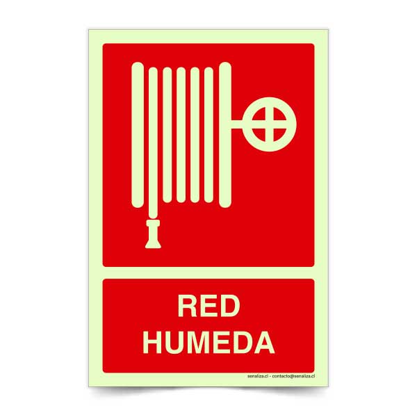 Red Humeda Fotoluminiscente