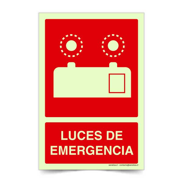 Luces de Emergencia Fotoluminiscente Señaliza SpA