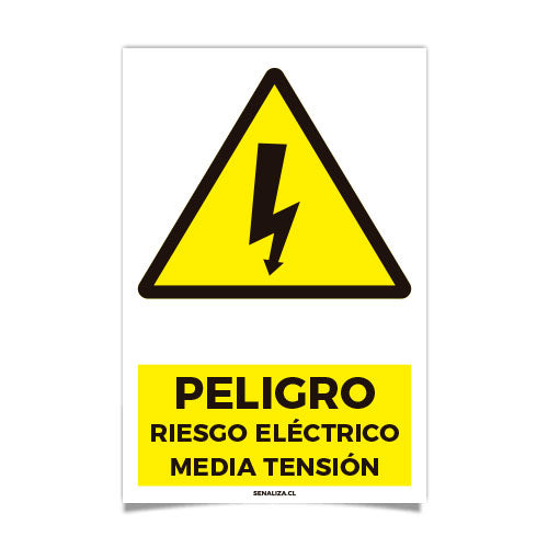Peligro Riesgo Eléctrico Media Tensión