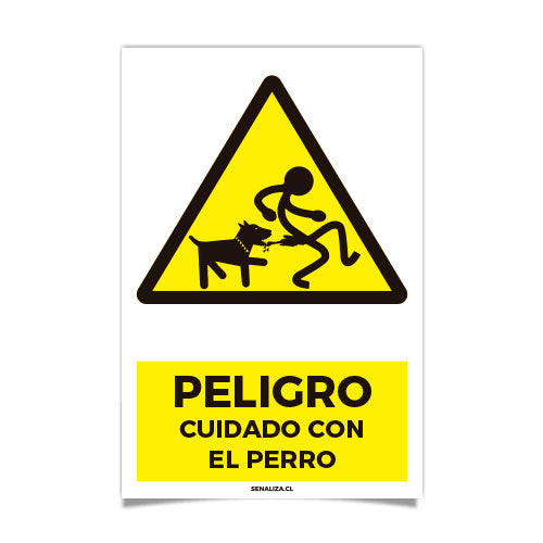 Peligro Cuidado Con El Perro