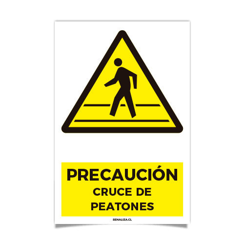 Precaución Cruce de Peatones