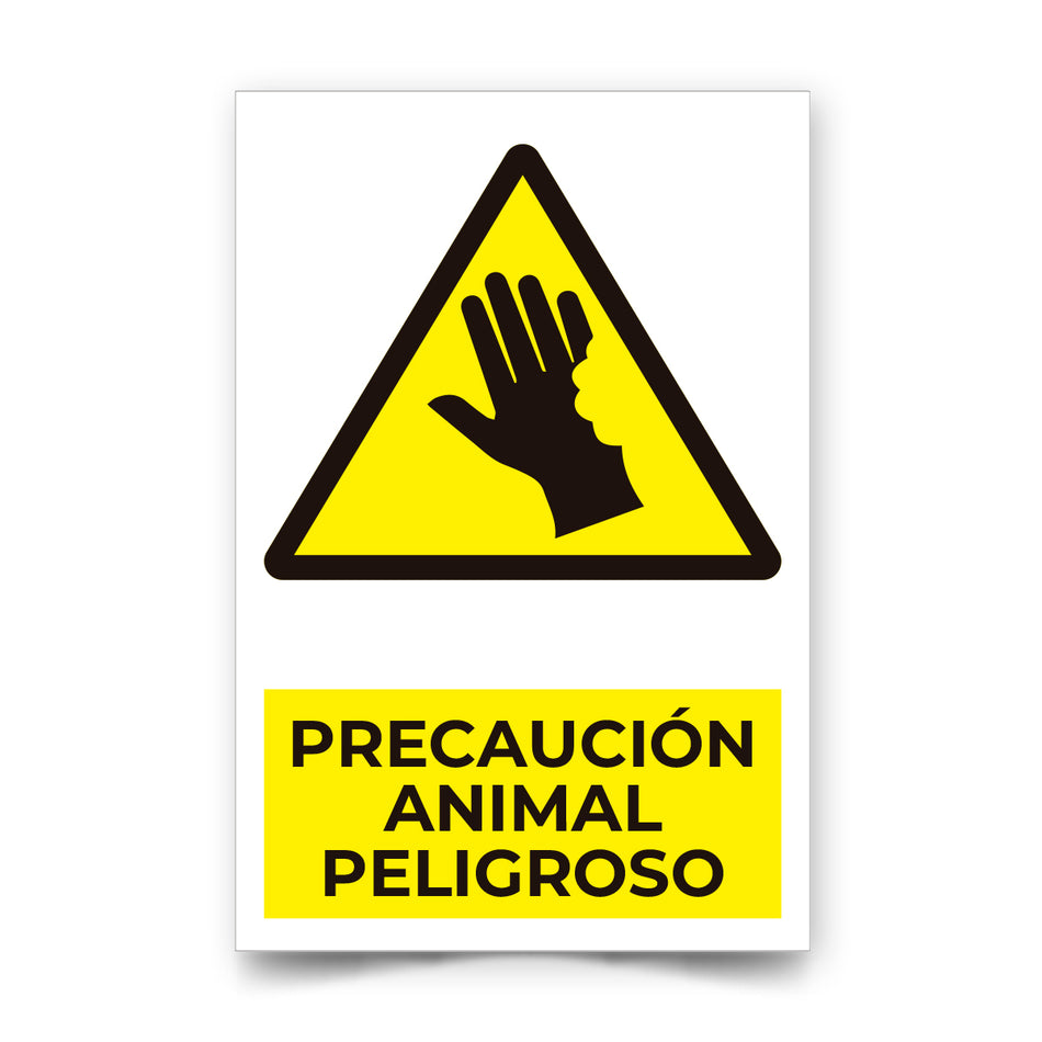 Precaución Animal Peligroso