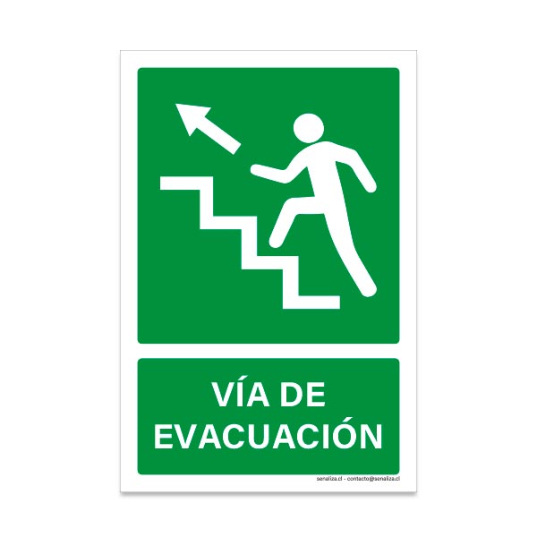 Vía de Evacuación Escalera Izquerda