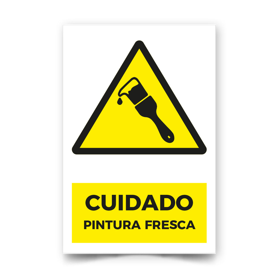 Cuidado Pintura Fresca